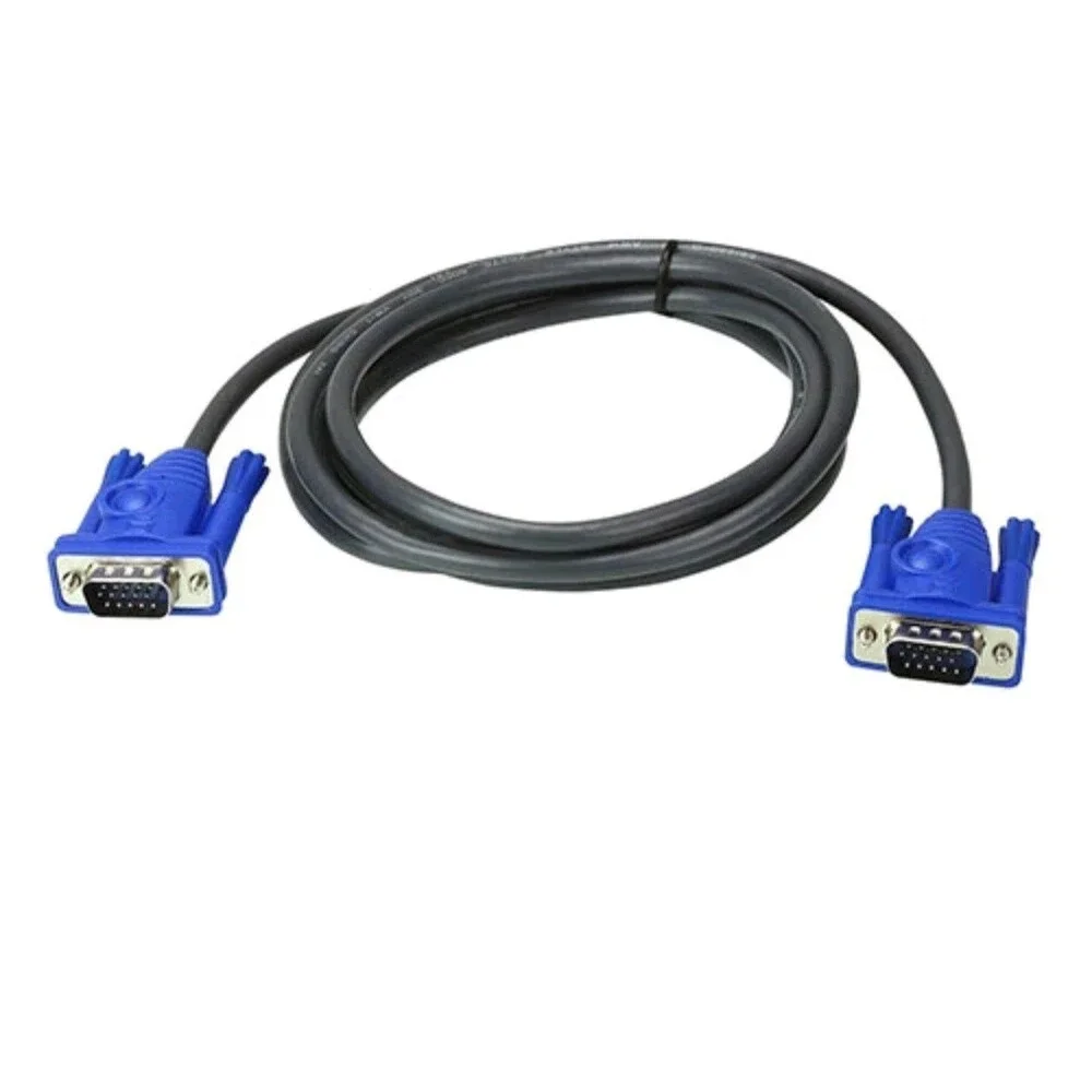 x2 Super SVGA/VGA Monitor Male to Male Extension Cable, 6ft - (Blue)